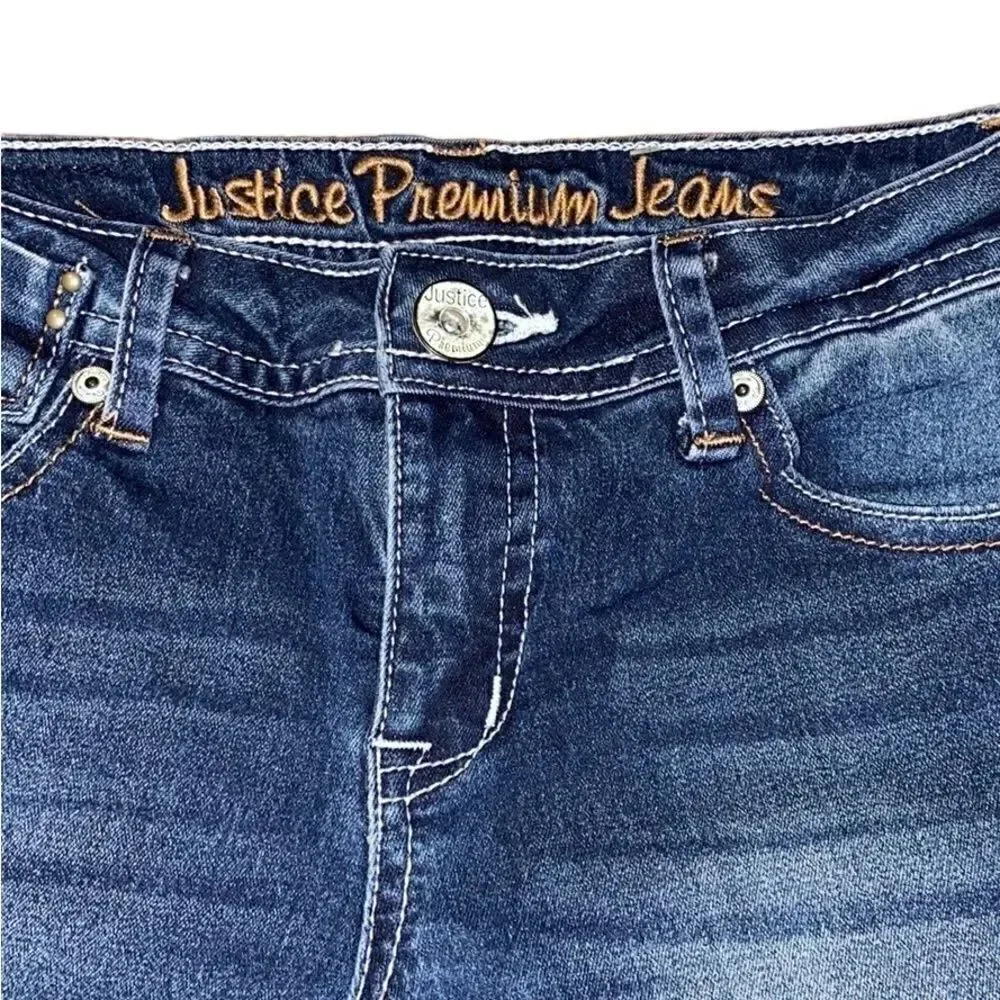 Justice Premium Mid-Rise Super Skinny Jeans